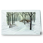 Personalized Winter Bride Holiday Card